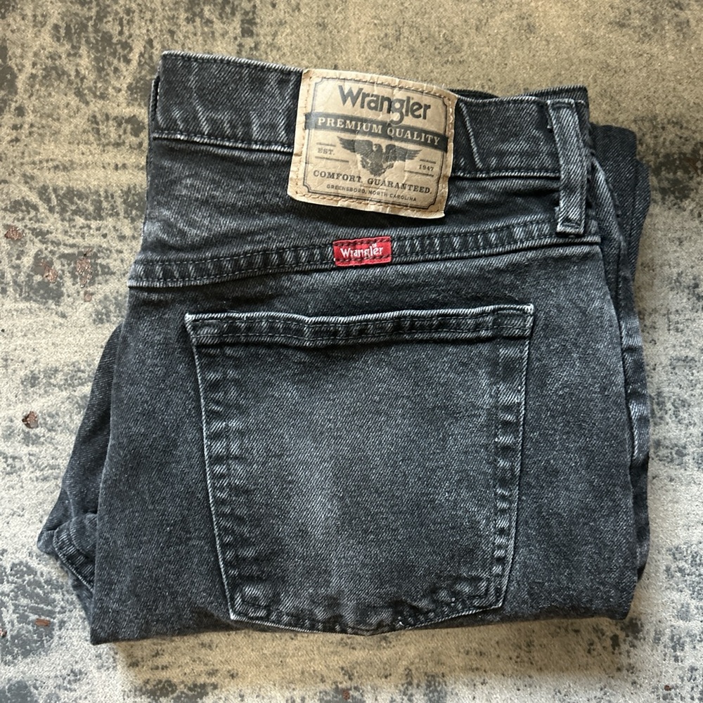 Wrangler black jeans